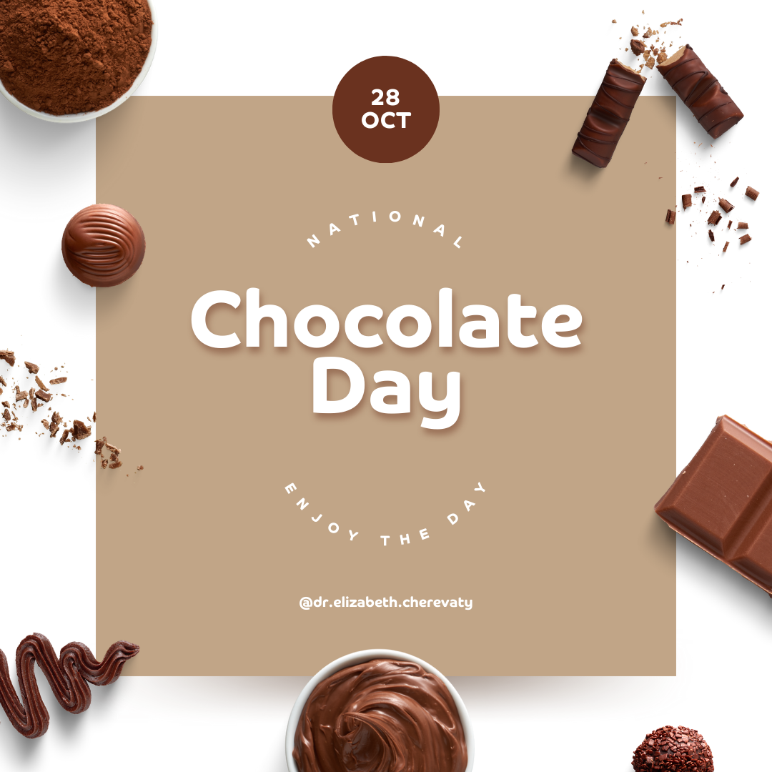 National Chocolate Day is Oct 28